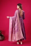 Tew Heavy Roman Silk With Embroidery Sequence Work Top With Bottom Dupatta Best Wholesale Shop In Surat